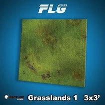 FLG Gaming Mat: Grasslands 1 3' x 3'